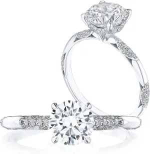 1.17 Carat Moissanite and Lab Grown Diamond Engagement Rings Platinum Plated Silver Diamond Rings for Women (D Color, VVS Clarity)