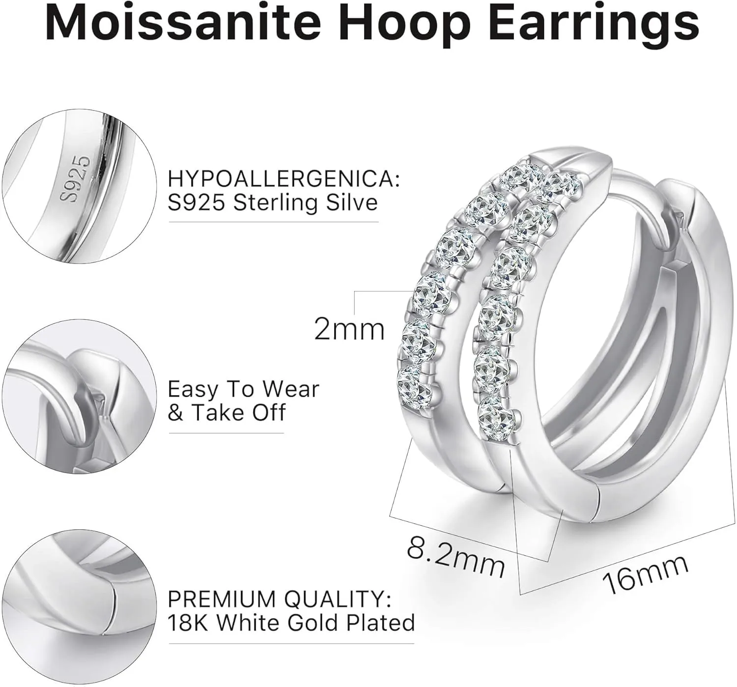 12 Pairs Gold Hoop Earrings for Women Multipack 14K Gold Plated Lightweight Hypoallergenic Large Gold Earrings Women??s Huggies Earrings
