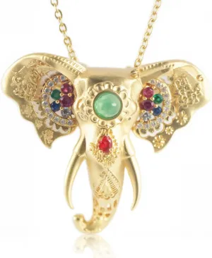 18K Gold Plated Natural Gemstone Pendant Necklace for Women, Adjustable Minimalist Chain for Daily & Special Occasions