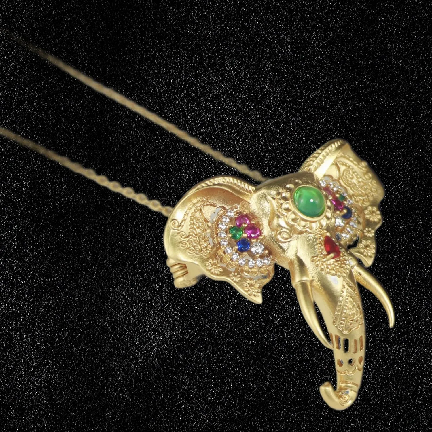 18K Gold Plated Natural Gemstone Pendant Necklace for Women, Adjustable Minimalist Chain for Daily & Special Occasions