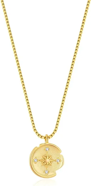 18K Gold Plated Necklaces For Women Trendy Pendant Necklace Choker Medallion Charm Simple Jewelry Vintage Layered Hypoallergenic Layered Necklaces Simple Minimalist Gift
