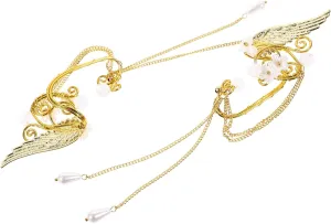 1pair Non-piercing Ear Cuffs Tassels Clip Earrings for Women and Girls Lightweight Jewelry for Parties Weddings and Everyday Wear