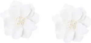 1pair Women Resin Ear Studs Elegant Earrings for Festivals Special Occasions Allergy Material Lightweight Design for Anniversaries Engagements