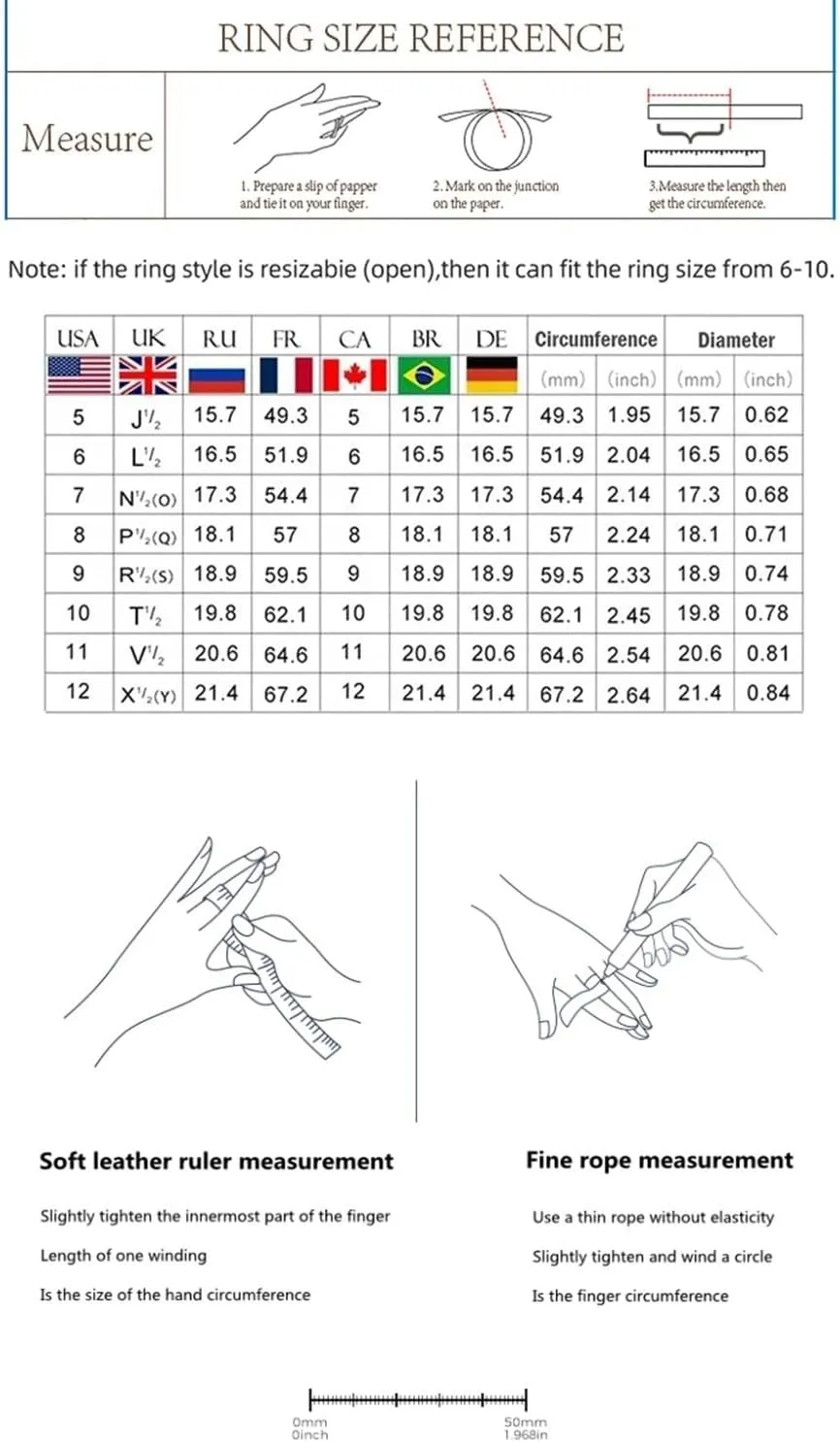 5 Carat Moissanite Rings for Women Blue/Yellow/Green Moissanite Engagement Rings S925 Sterling Silver Moissanite Wedding Rings Round Cut Simulated Diamond Rings with Certificate 
