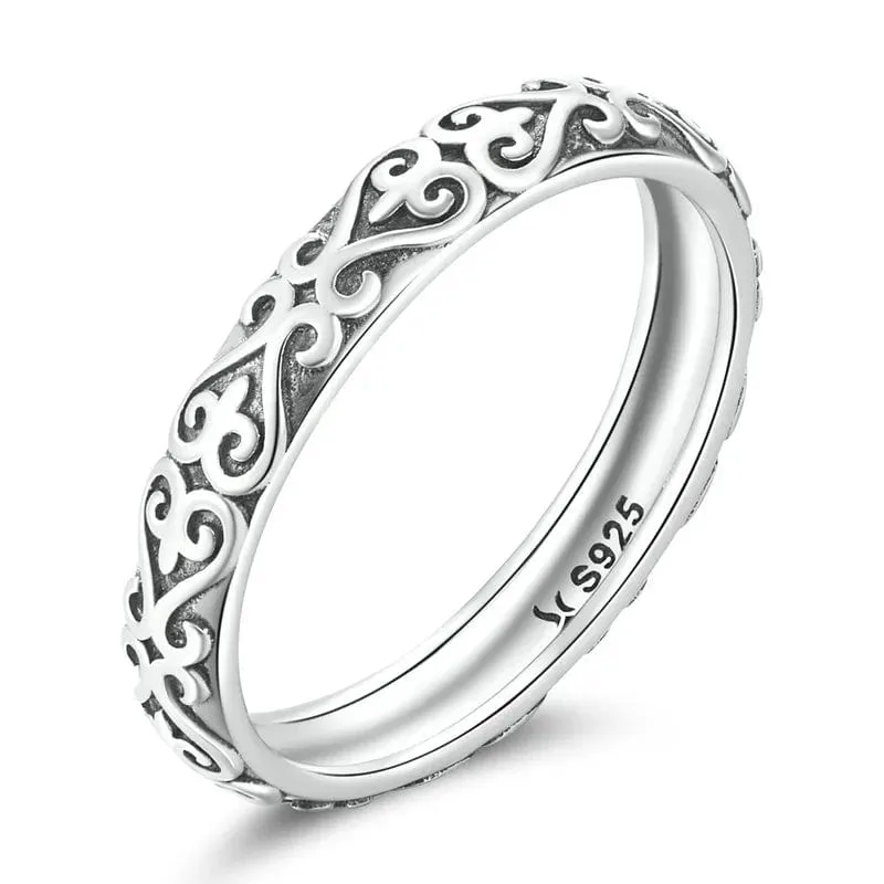 925 Sterling Silver Boho Rings