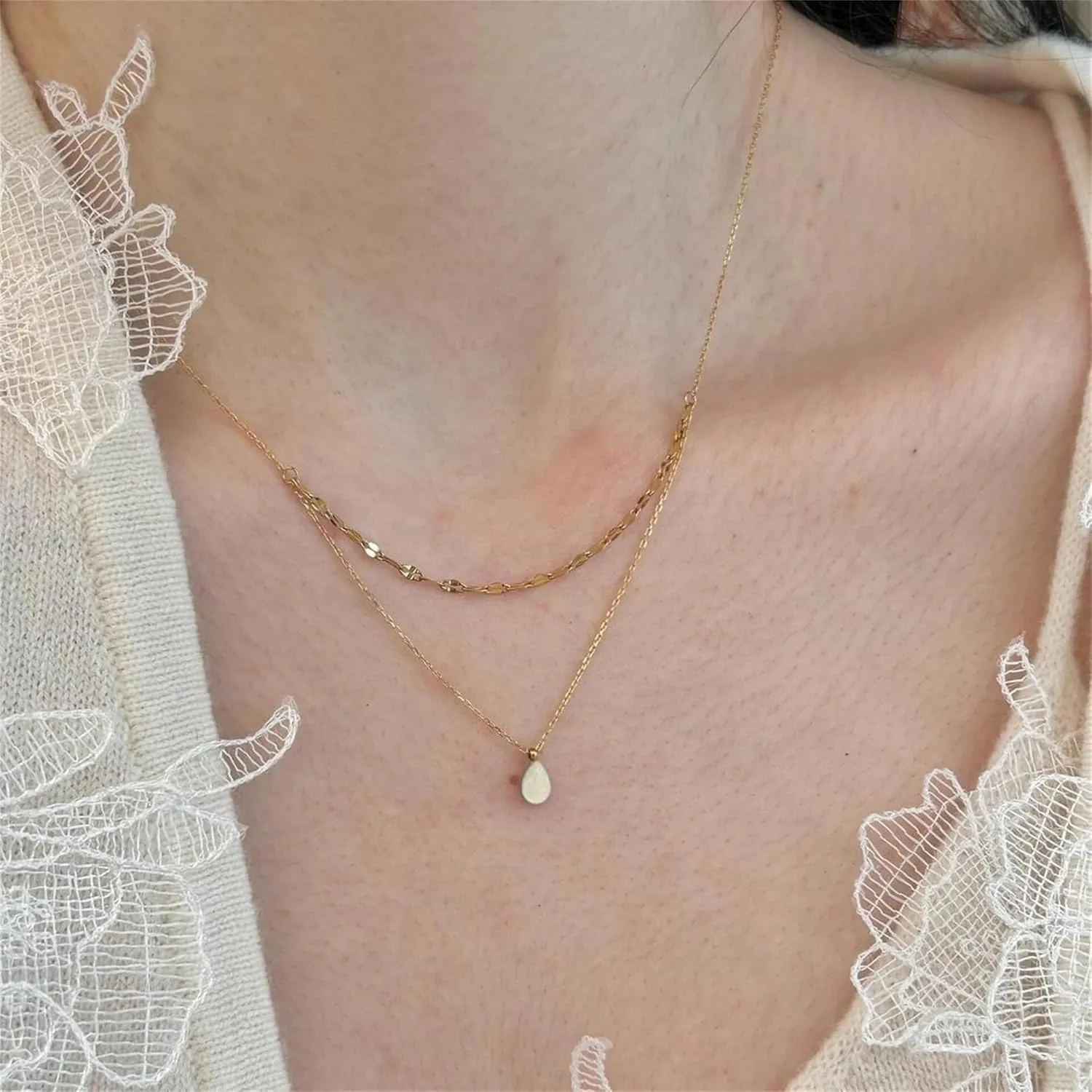 925 Sterling Silver Heartbeat Necklace Trendy Pendant Charming Necklace Cute Necklace for Her Shine Cubic Zirconia Pendant Necklace Women Dainty Diamond Choker Holiday Jewelry Gifts for Mom Wife Lover
