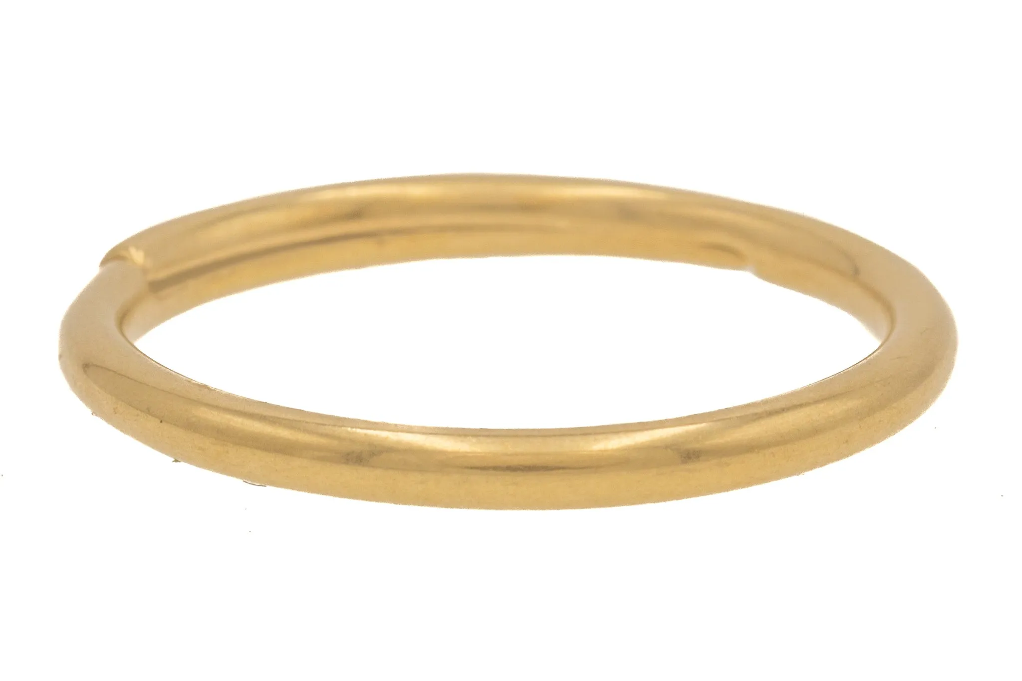 Antique Solid 18ct Gold Split Ring, 24mm