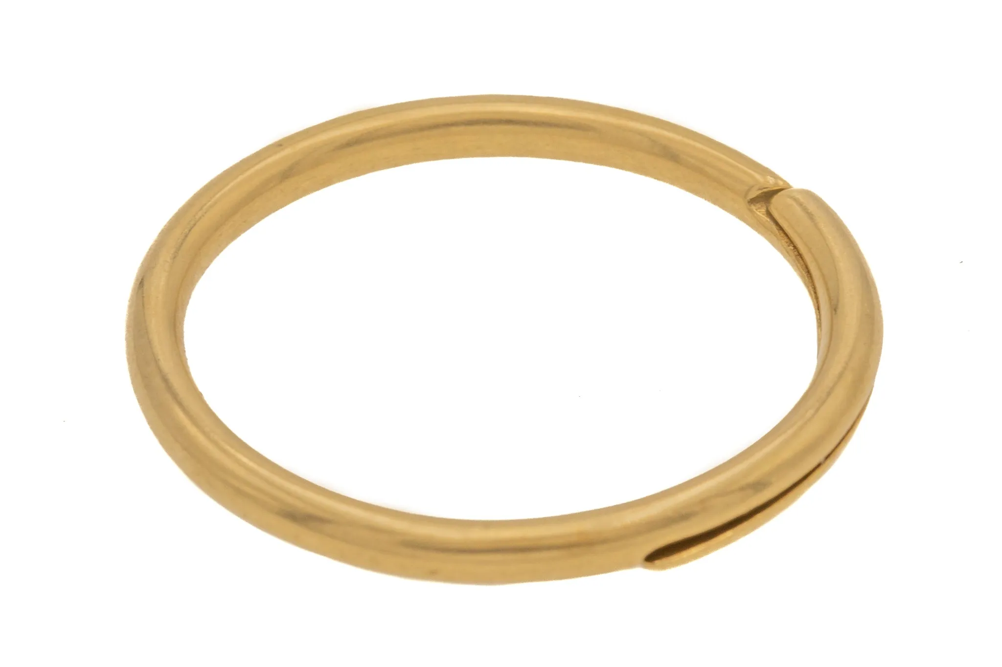 Antique Solid 18ct Gold Split Ring, 24mm