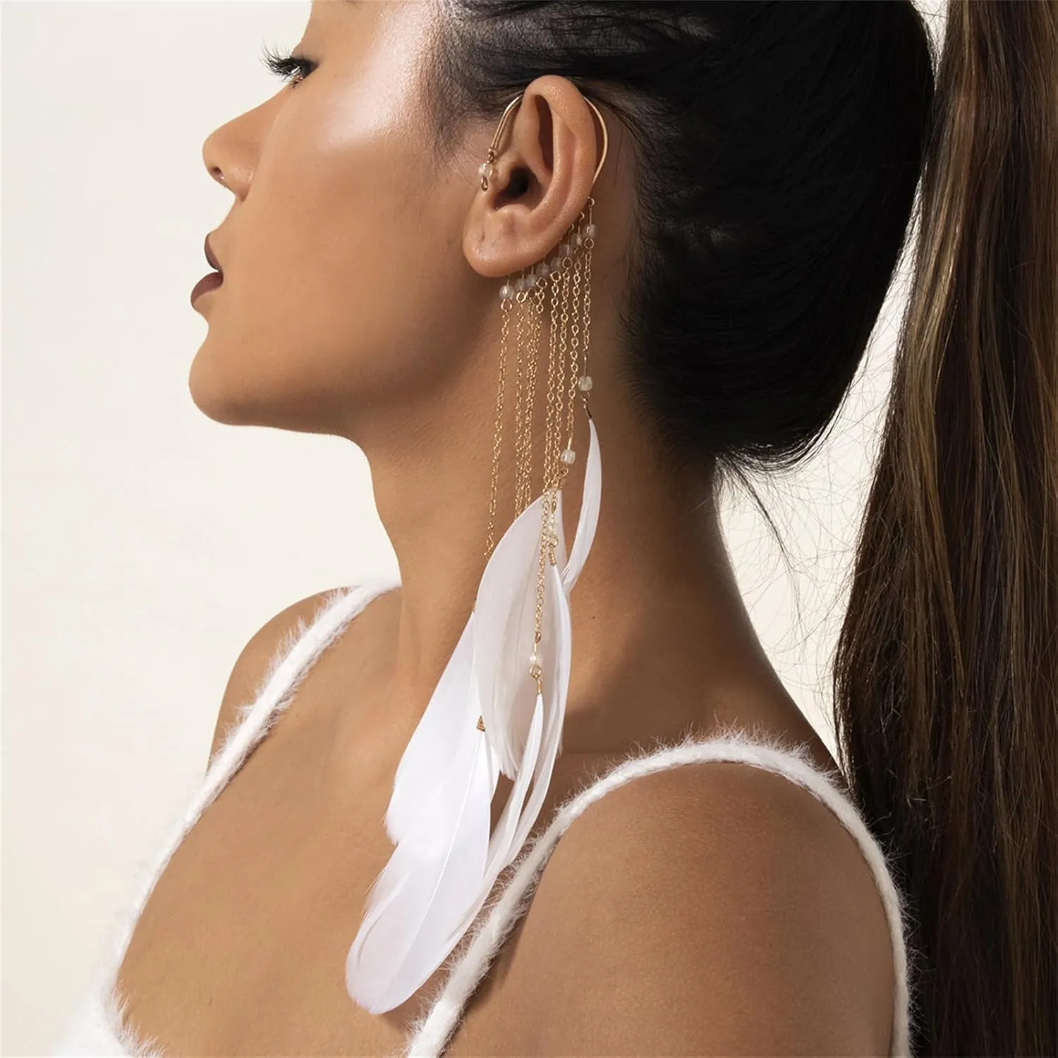 Aonklot Jhumkas Indian Earrings for Women Boho Ball Chandelier Tassel Statement Dangle Earrings Wedding Bridal Jhumki Bollywood Bell Jewelry Gifts Indian Dresses Outfits