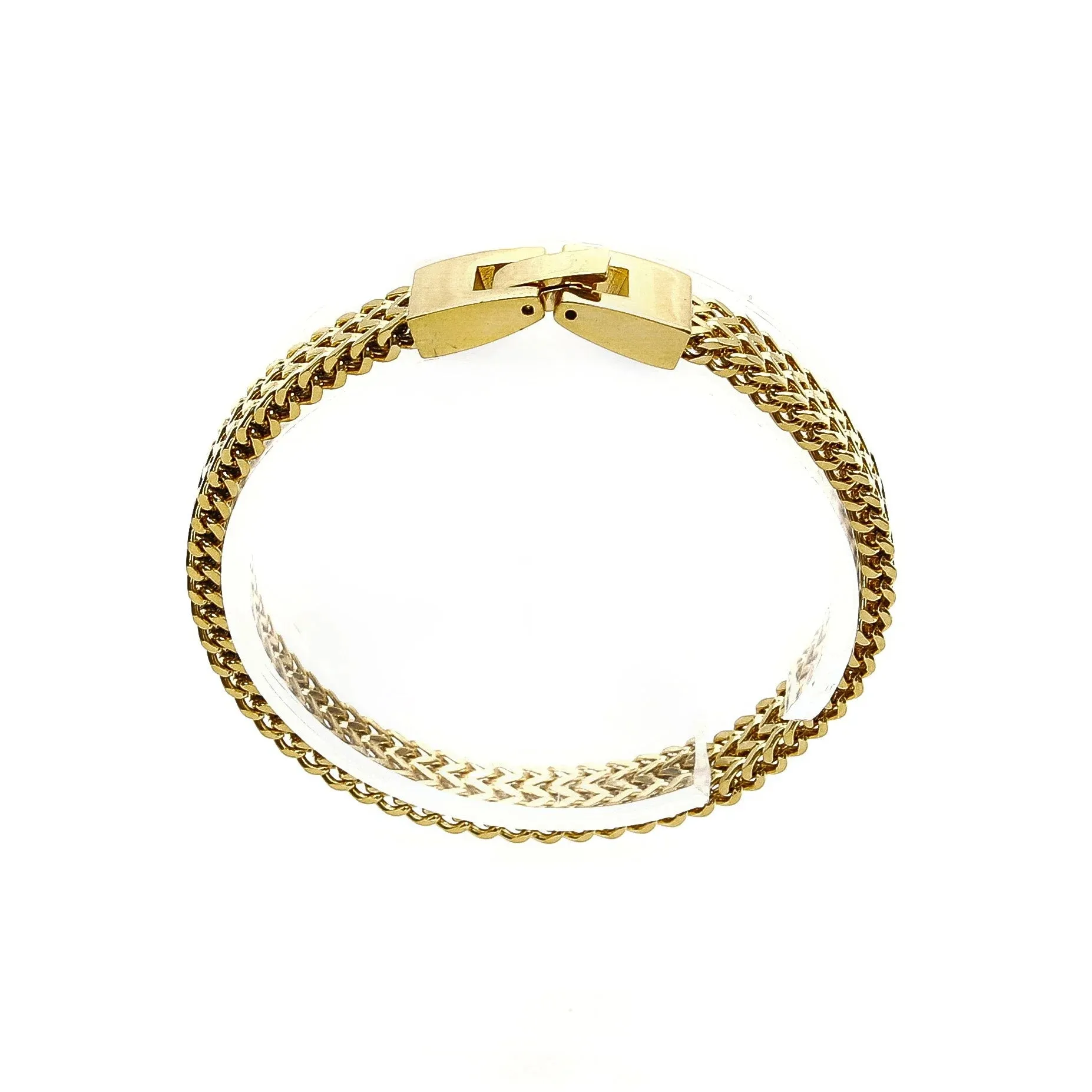 Baylor Stainless Steel Foxtail Bracelet