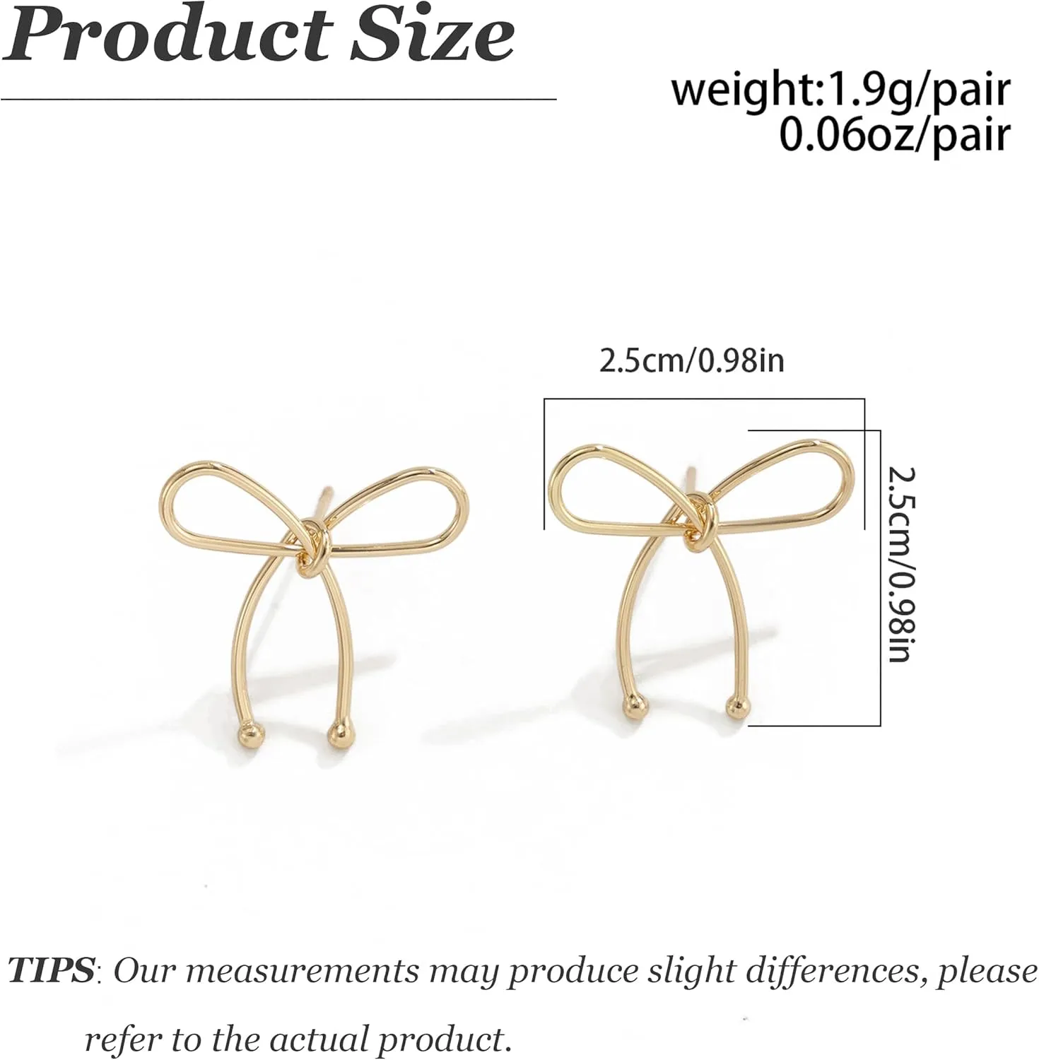 Bow Earrings for Women Dainty Gold Bow Stud Earrings Simple Bow Hoop Earrings Sparkly Rhinestone Bowknot Drop Earrings Cute Bow Jewerly Gifts