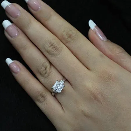 Briarrose - Princess Moissanite Engagement Ring