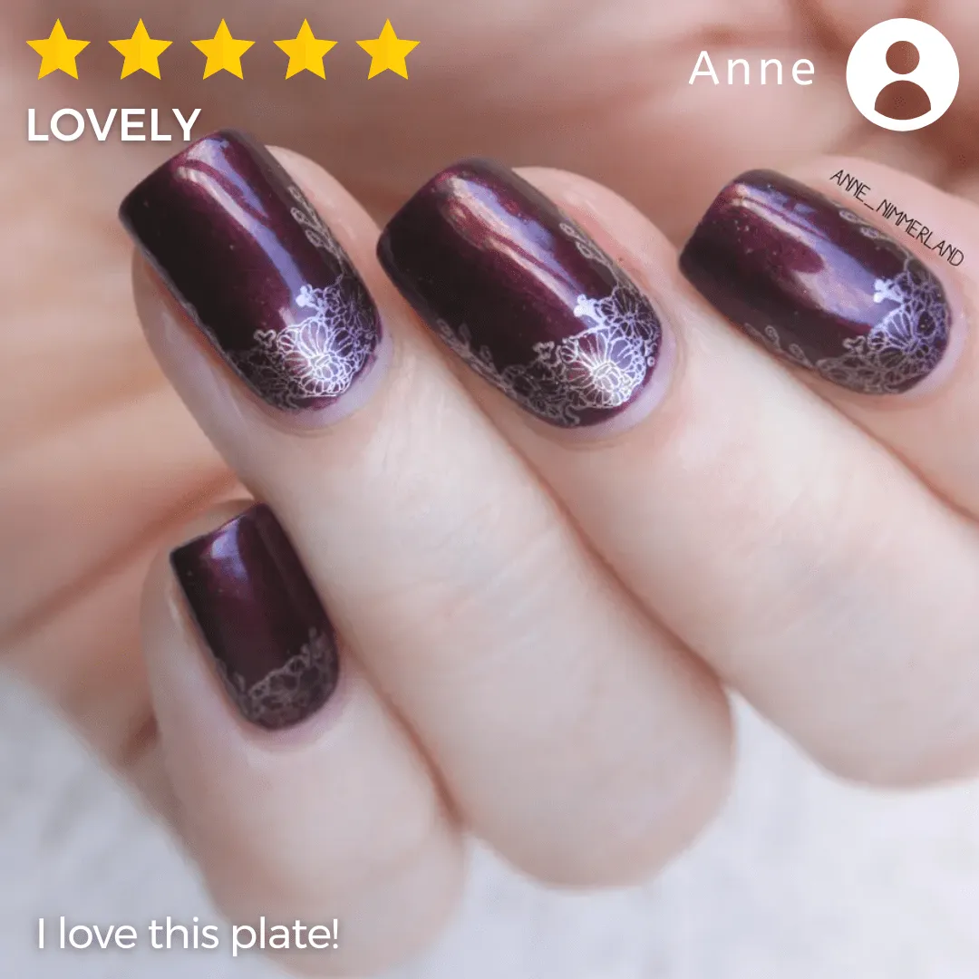Chic Peek: Flower Child (BM-XL471) - Nail Stamping Plate