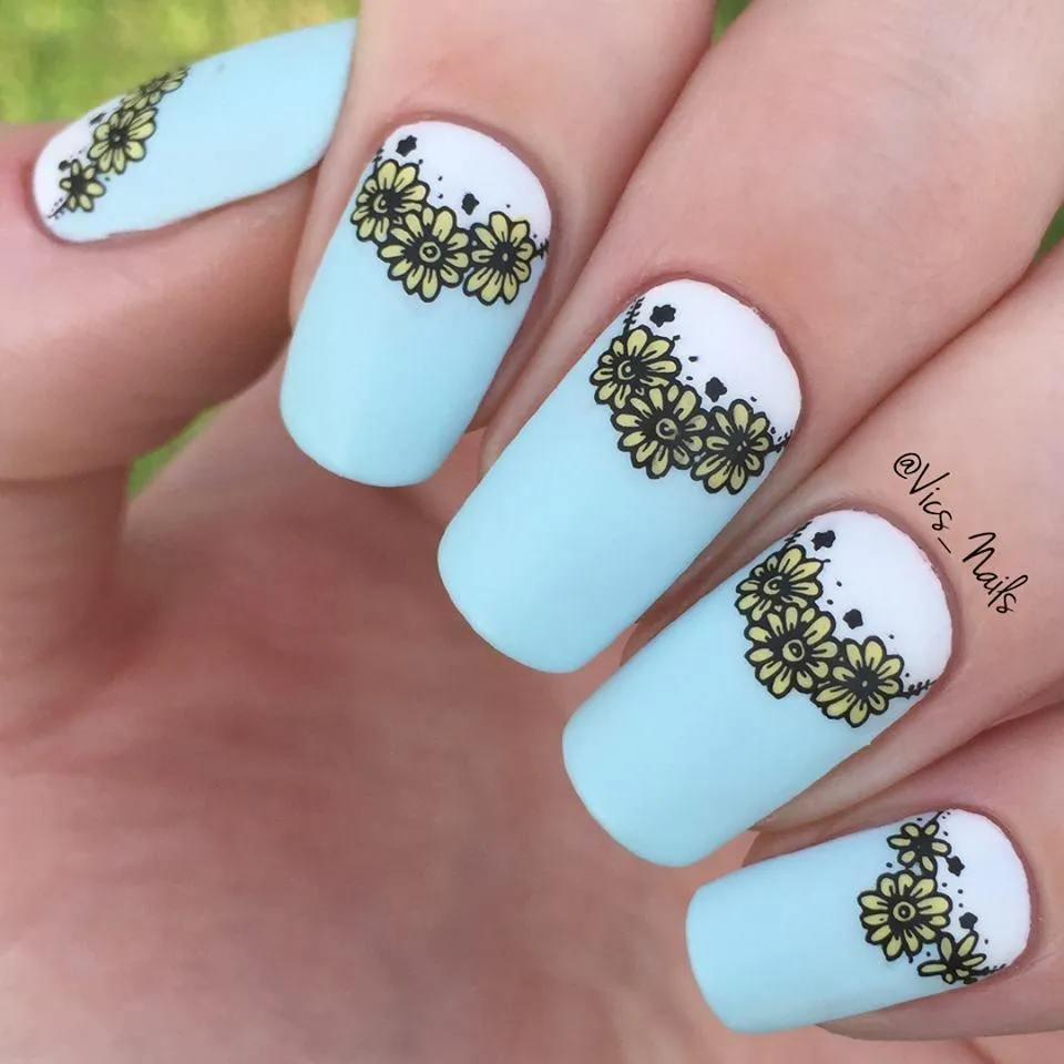 Chic Peek: Flower Child (BM-XL471) - Nail Stamping Plate