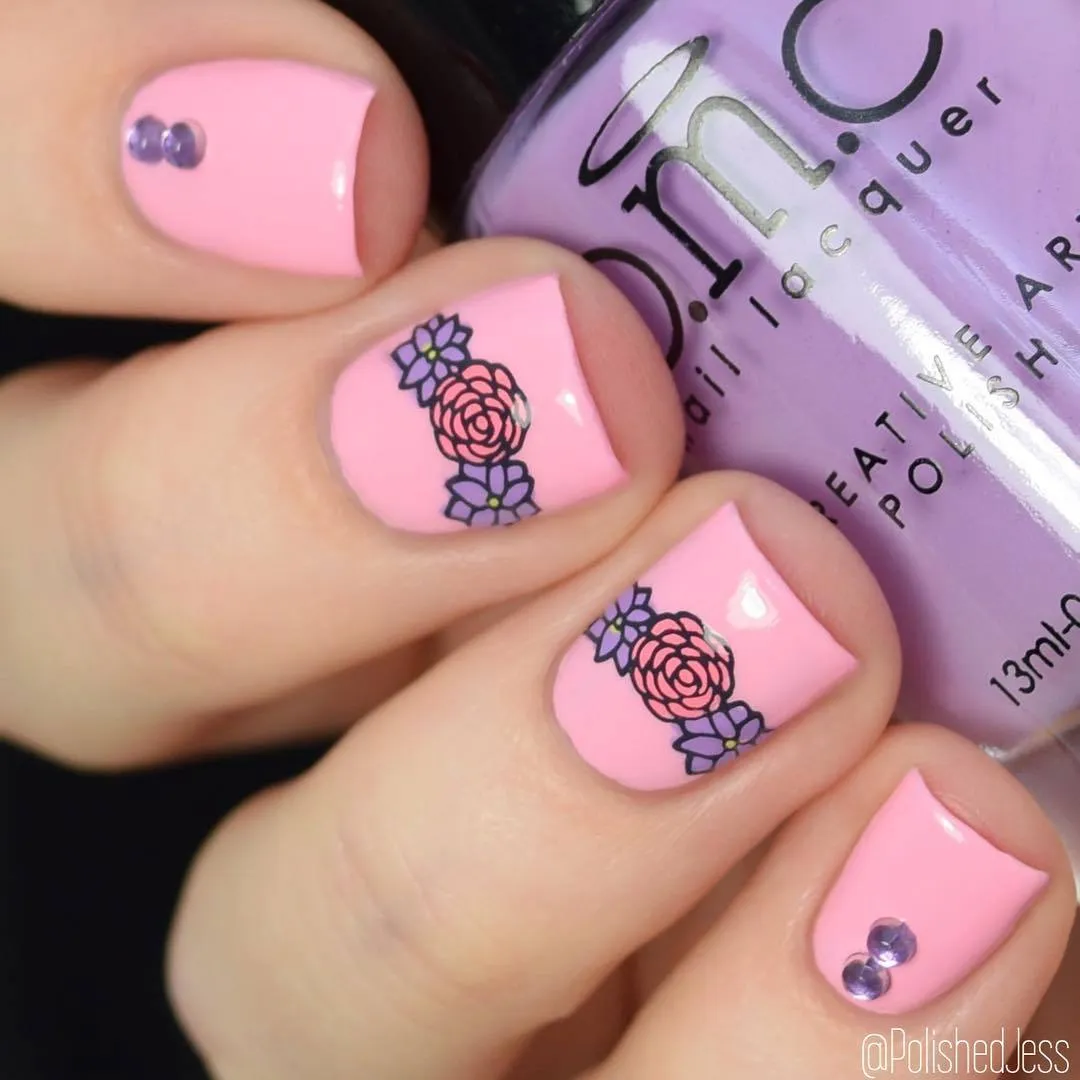 Chic Peek: Flower Child (BM-XL471) - Nail Stamping Plate