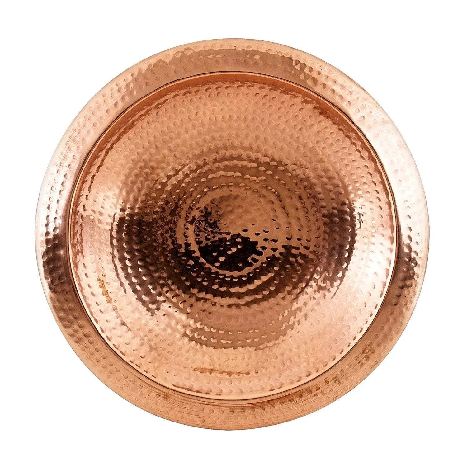 Copper Bowl Birdbath
