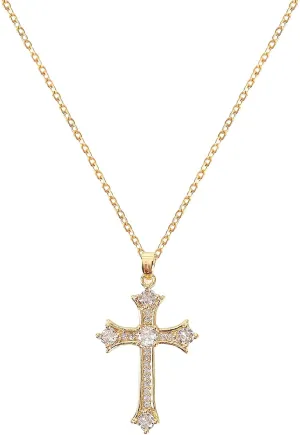 Cross Pendant Necklace for Women Jewelry Gold Cross Necklaces for Women Cross Necklace Minimalist Trendy Jewelry Valentines Day