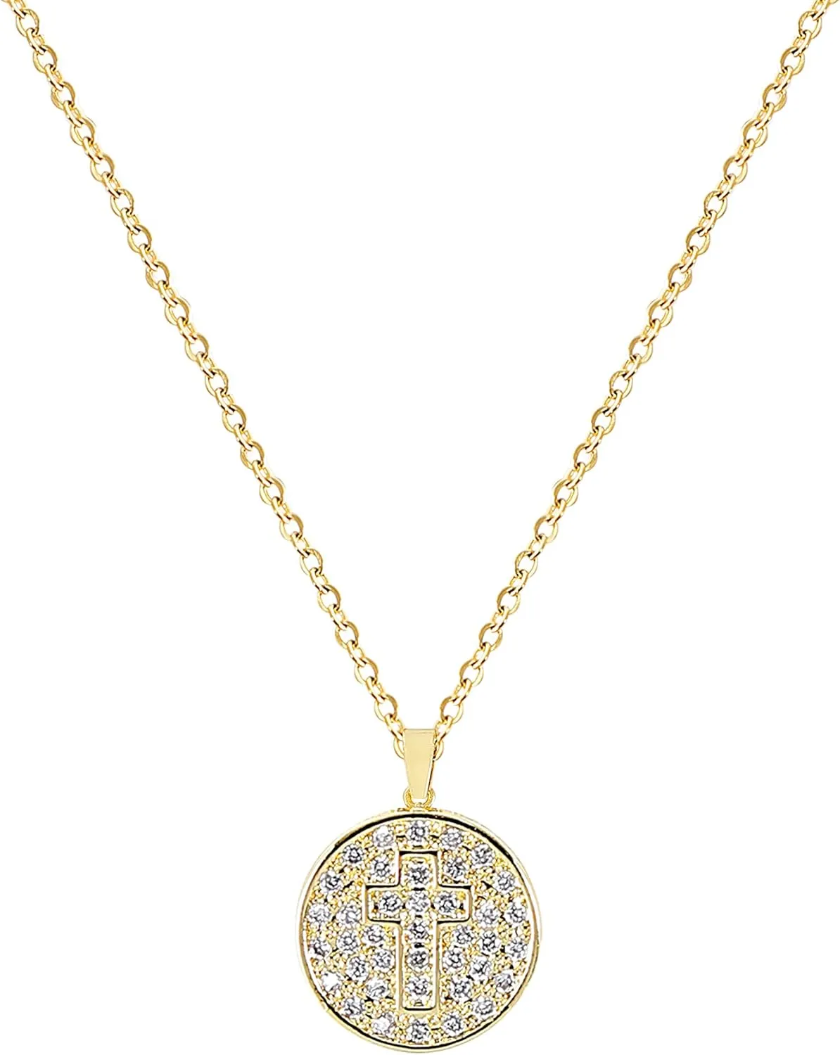 Cross Pendant Necklace for Women Jewelry Gold Cross Necklaces for Women Cross Necklace Minimalist Trendy Jewelry Valentines Day