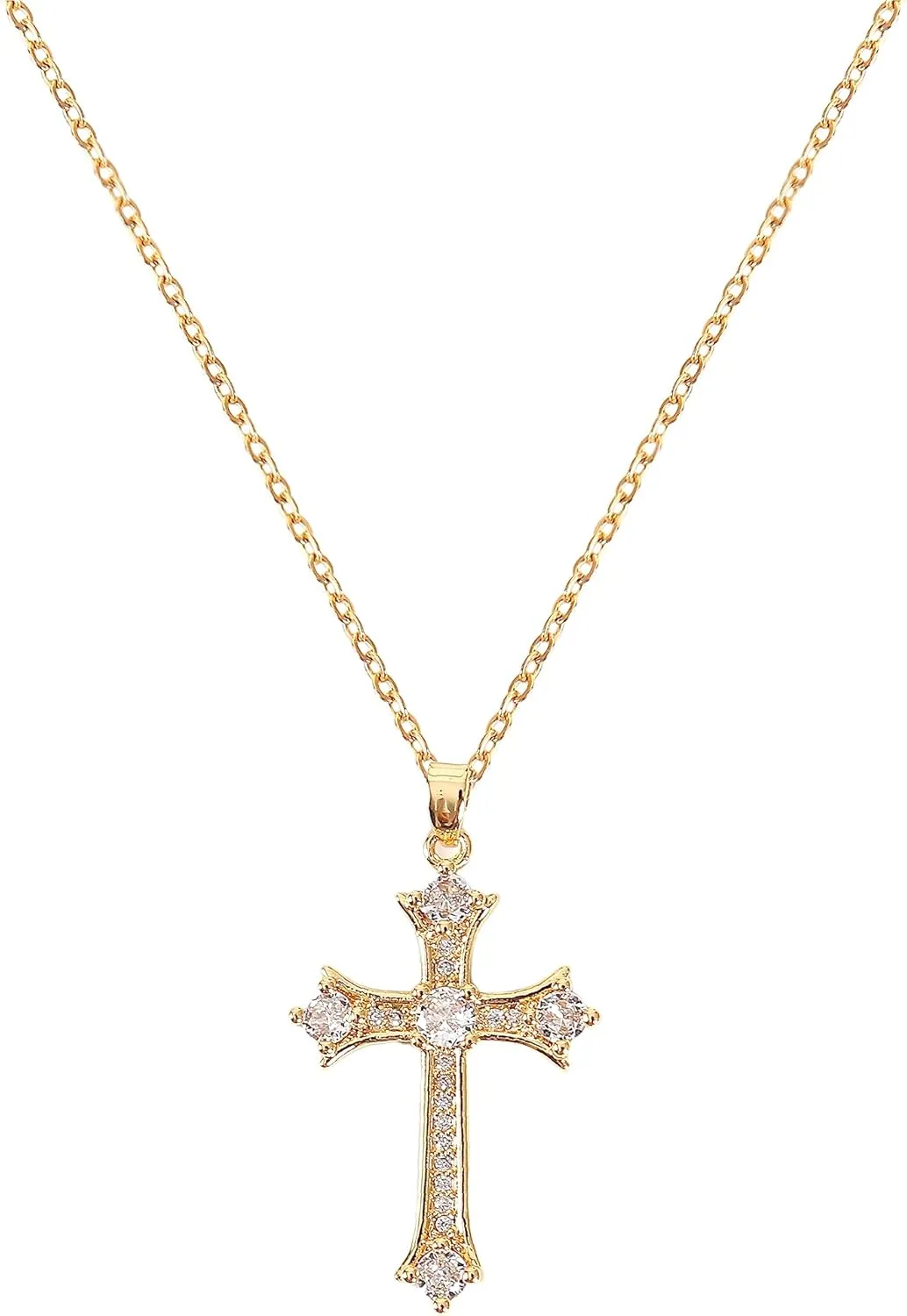 Cross Pendant Necklace for Women Jewelry Gold Cross Necklaces for Women Cross Necklace Minimalist Trendy Jewelry Valentines Day