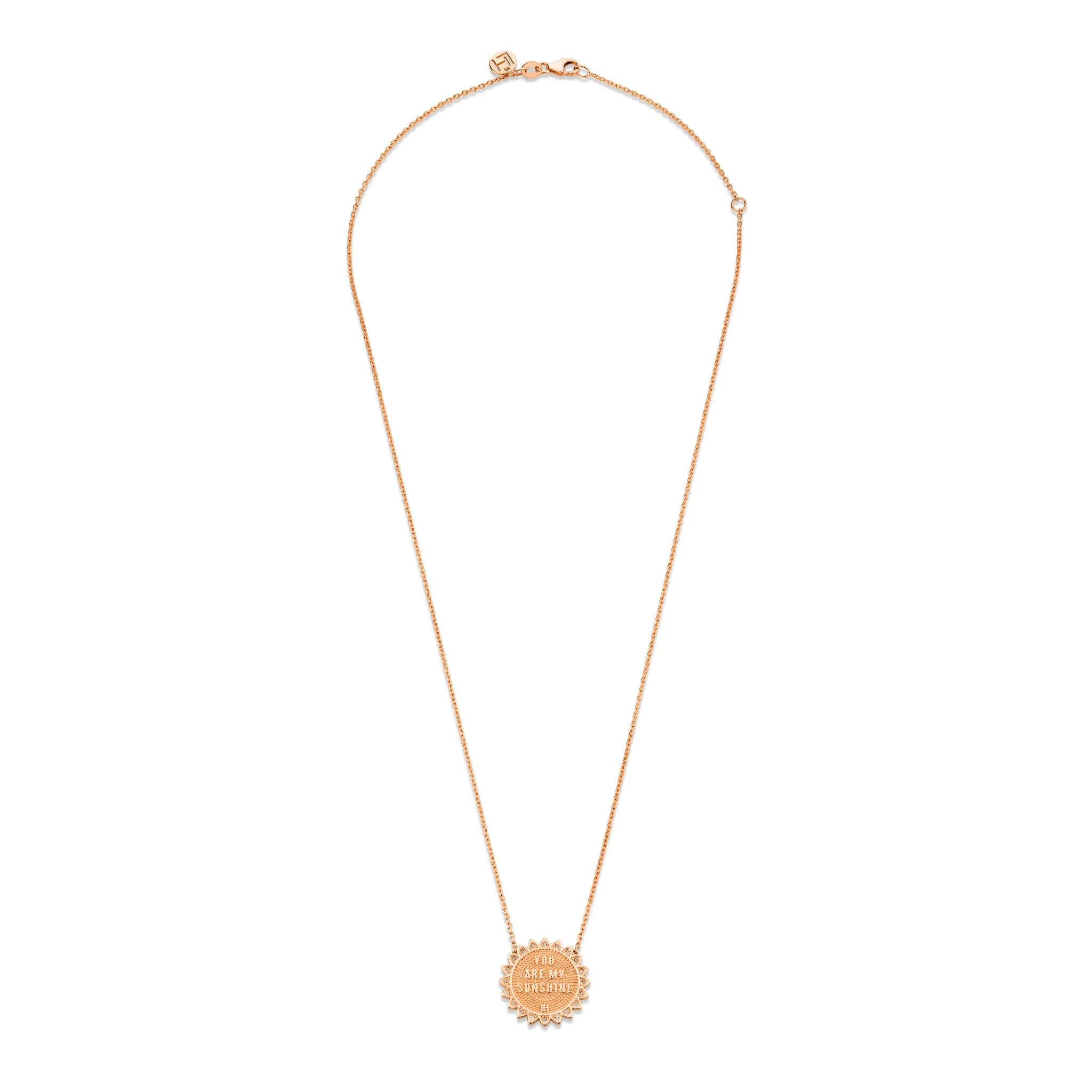 Custom Initials Classic "You Are My Sunshine" Necklace