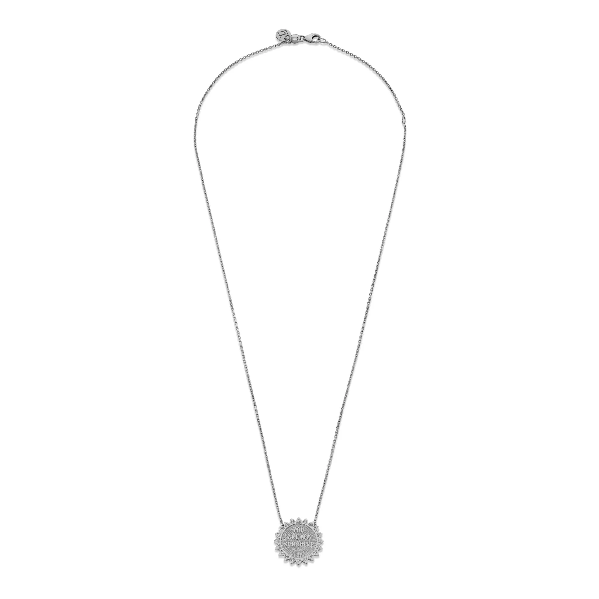 Custom Initials Classic "You Are My Sunshine" Necklace