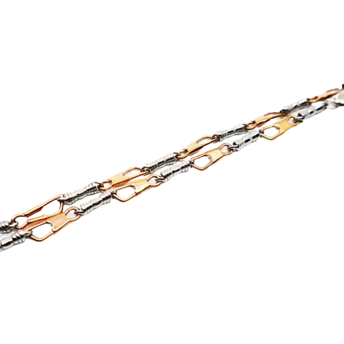 De La Cruz Rose Gold Fisherman's Bracelet