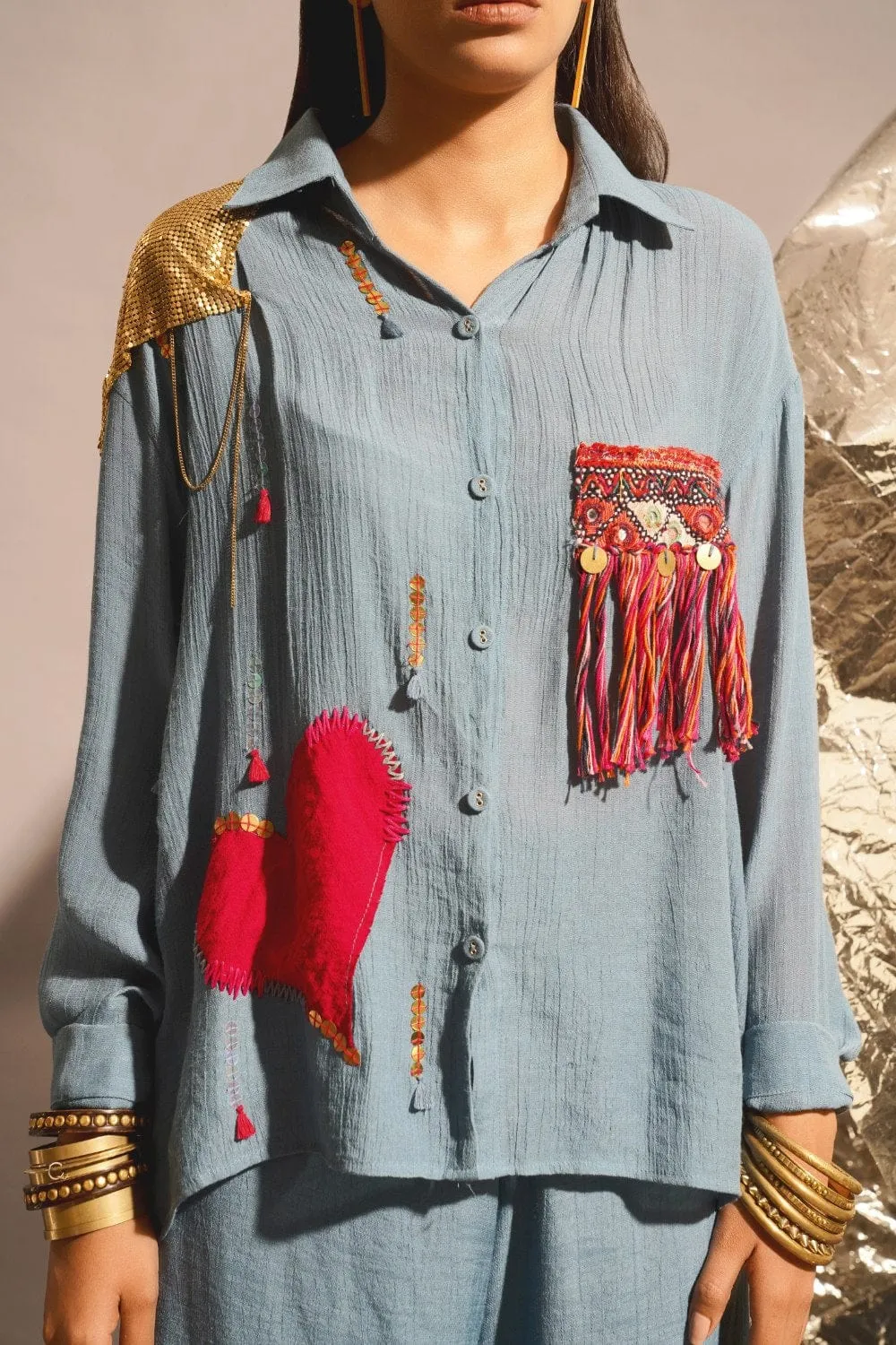 Dramatic Shirt Set