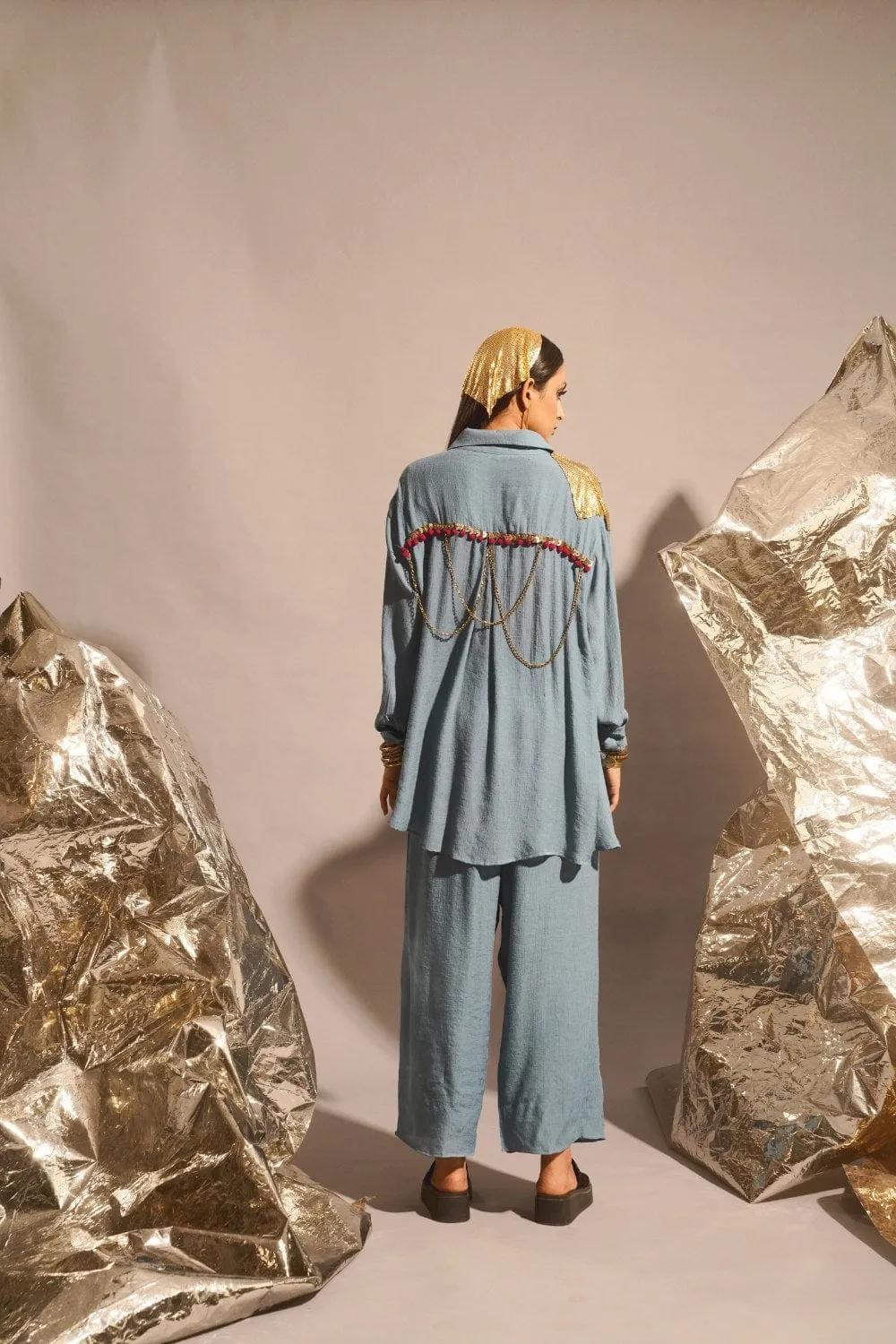 Dramatic Shirt Set