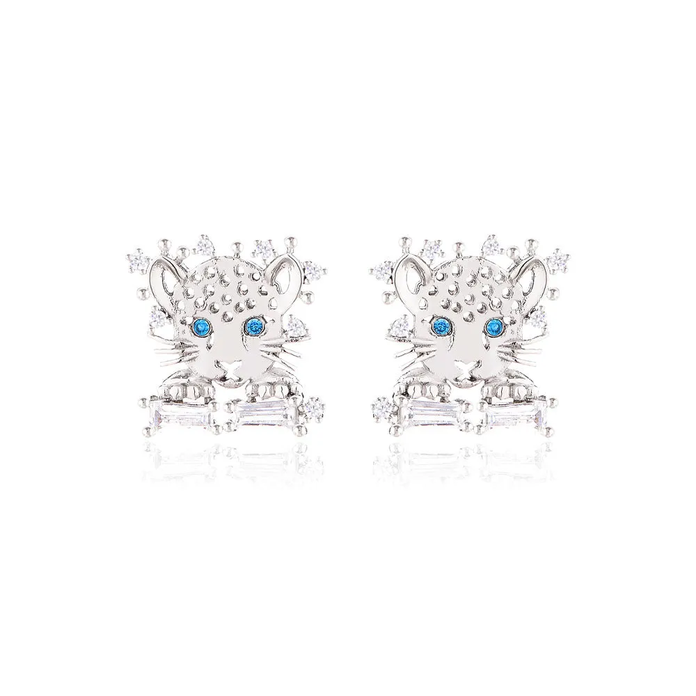 ENDANGERED SNOW LEOPARD Earrings
