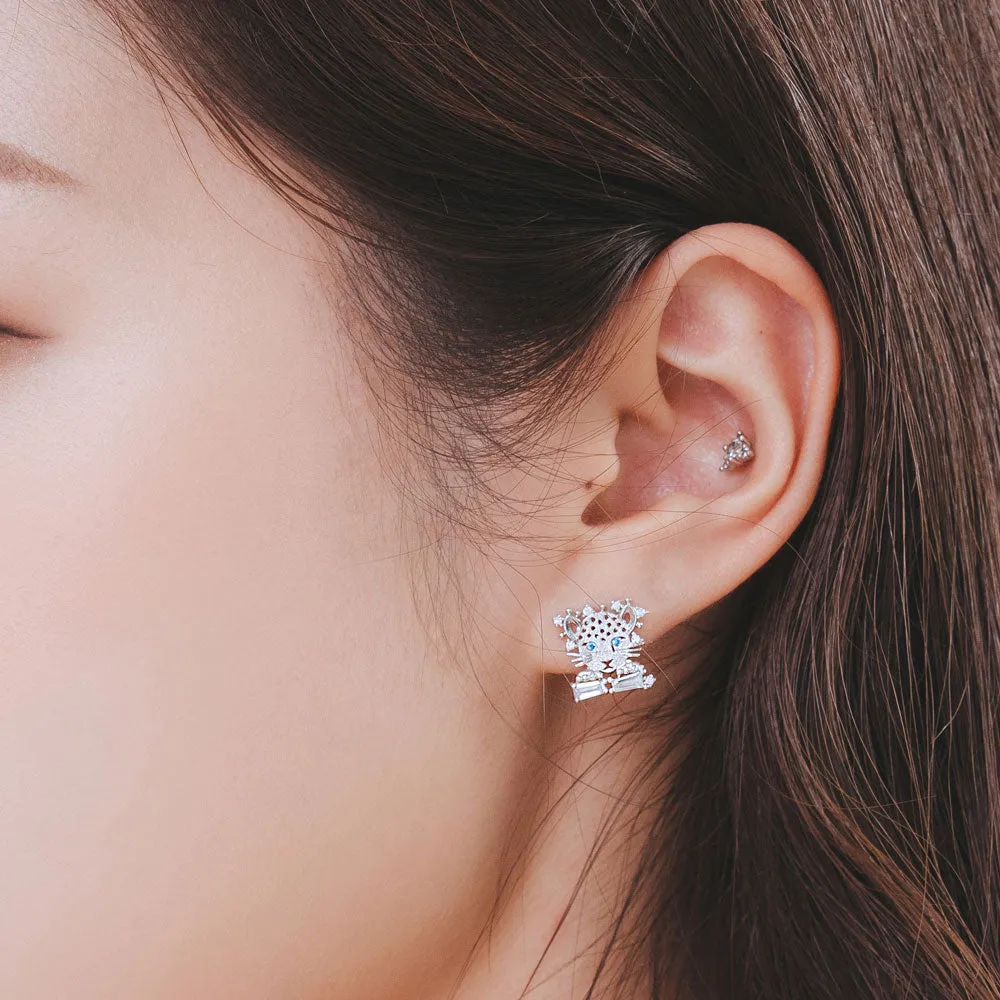 ENDANGERED SNOW LEOPARD Earrings