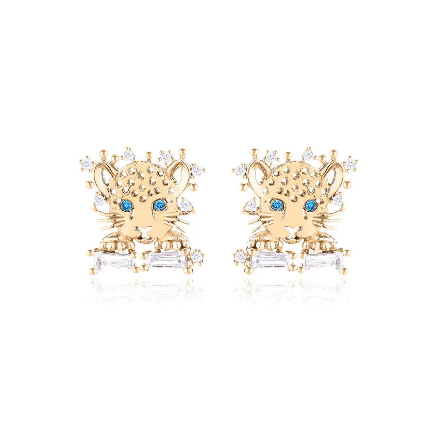 ENDANGERED SNOW LEOPARD Earrings