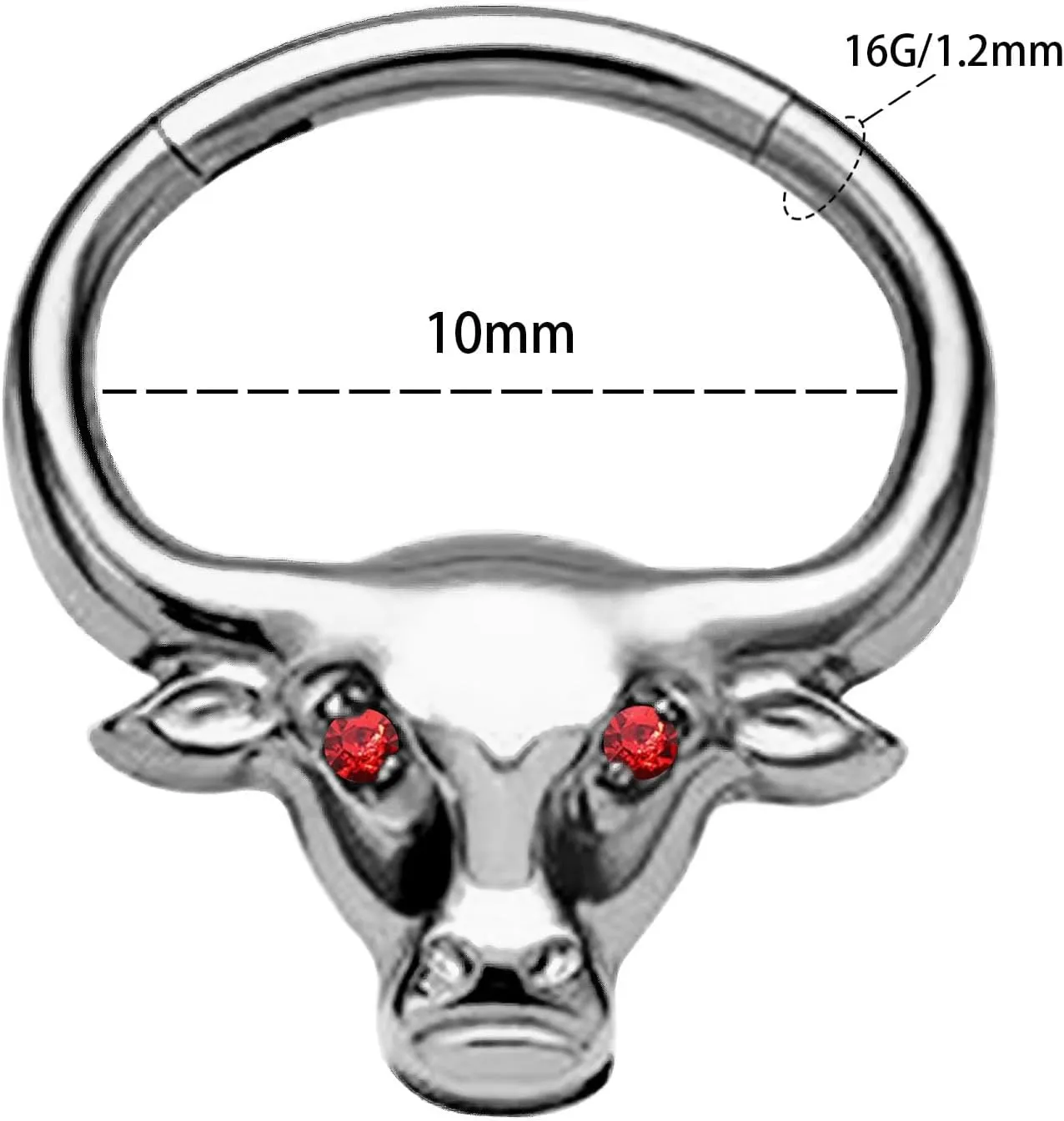 G23 Titanium Septum Rings 16G Butterfly,Leaf,Snake Septum Nose Ring Daith Piercing Jewelry Conch Helix Earring Cartilage Earring for Women Men