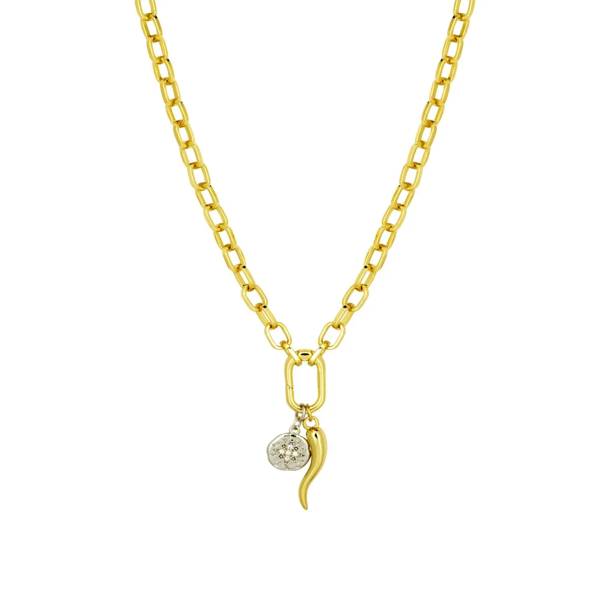 Gold Bardot Chain Necklace