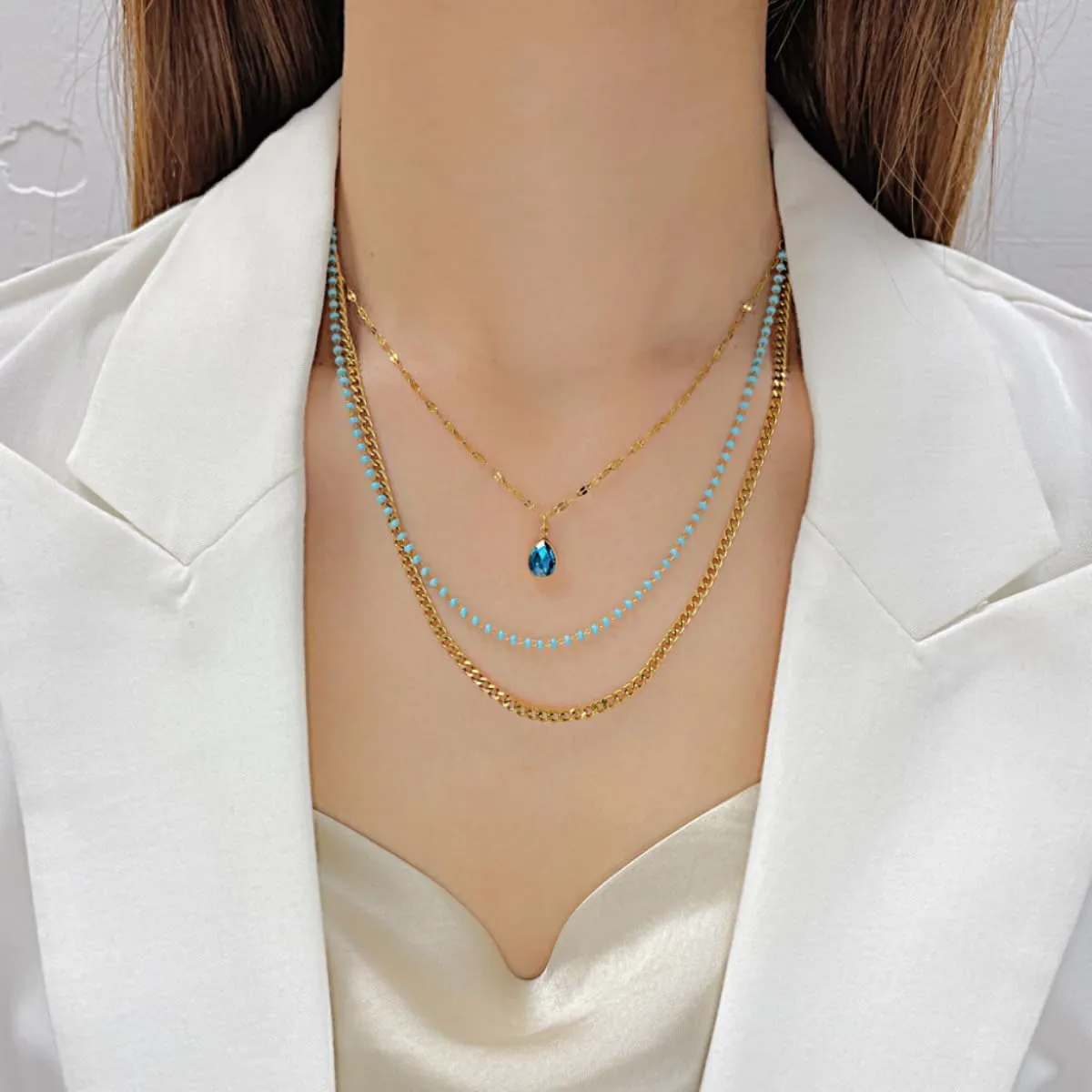 Gold Butterfly Necklace for Women - Dainty Gold Pendant Necklaces Cubic Zirconia Necklace, Butterfly Jewelry Gifts for Women, Teen Girls