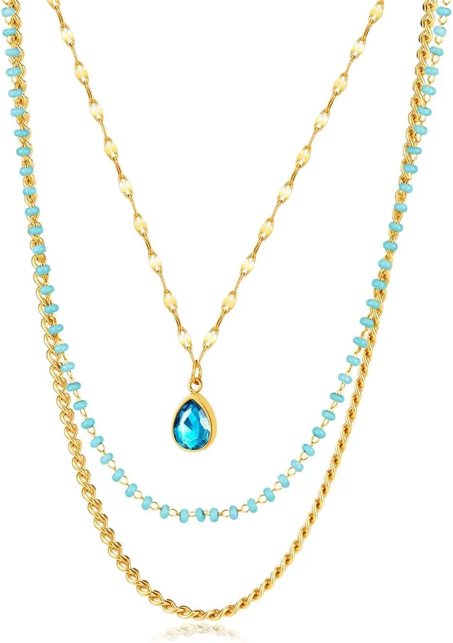 Gold Butterfly Necklace for Women - Dainty Gold Pendant Necklaces Cubic Zirconia Necklace, Butterfly Jewelry Gifts for Women, Teen Girls