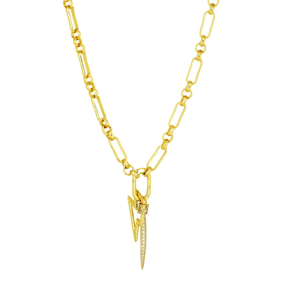 Gold Piaf Chain Necklace