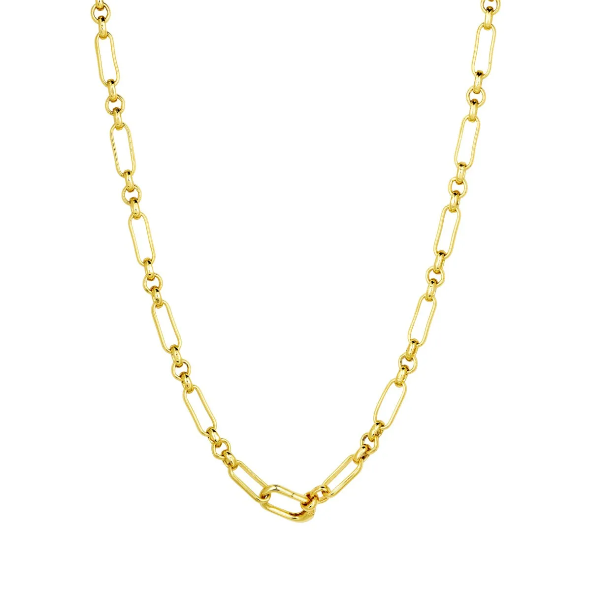 Gold Piaf Chain Necklace