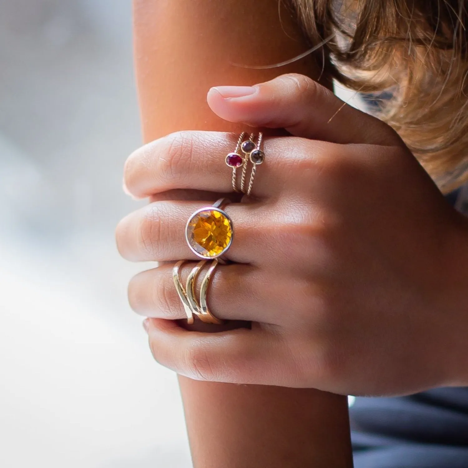 Golden Illusion Ring