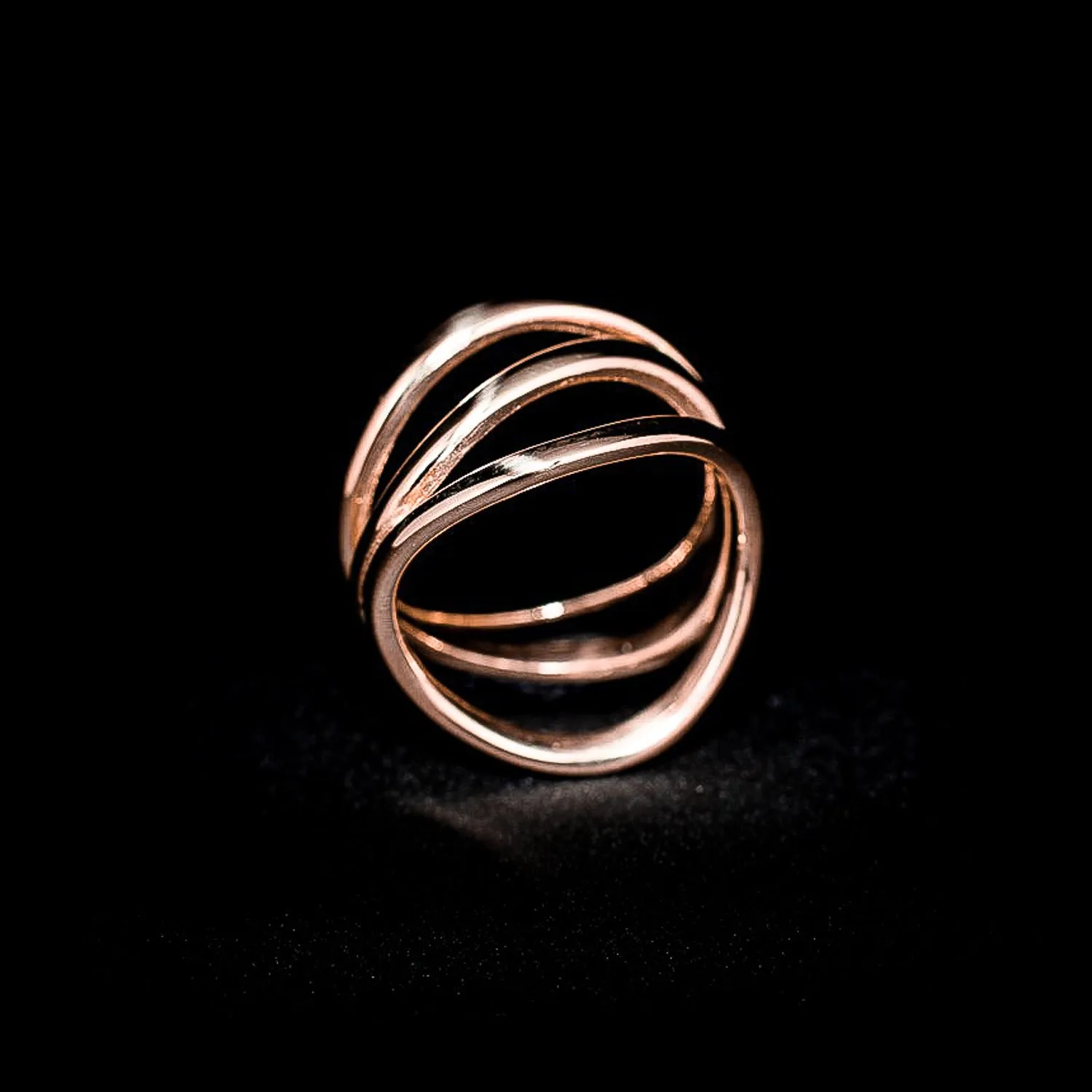 Golden Illusion Ring