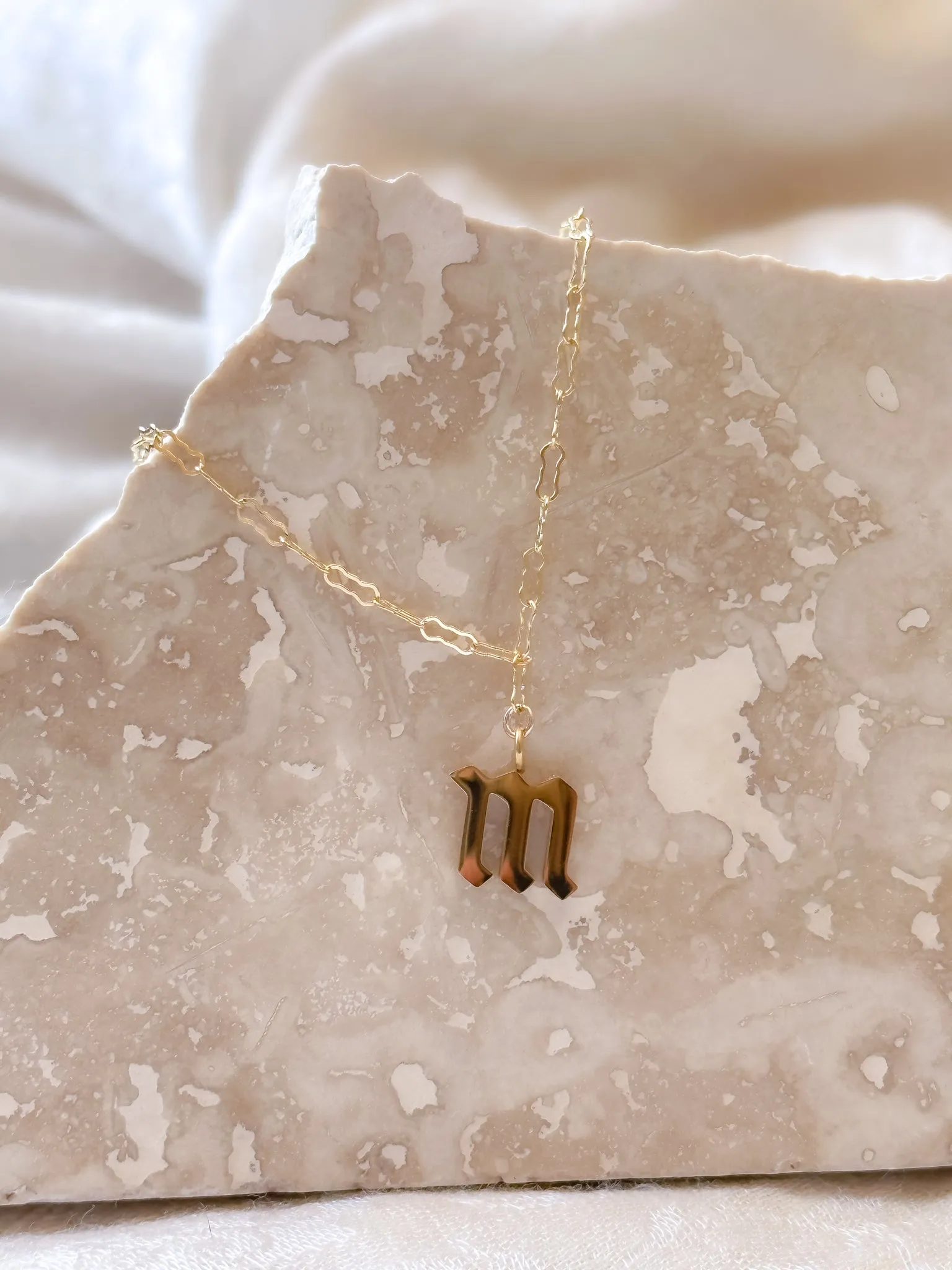 Gothic Letter Charm   Zia Bracelet