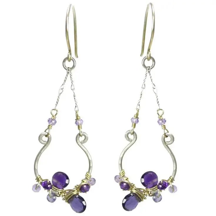 Horseshoe Pendant Earrings EO023 by Vannucci