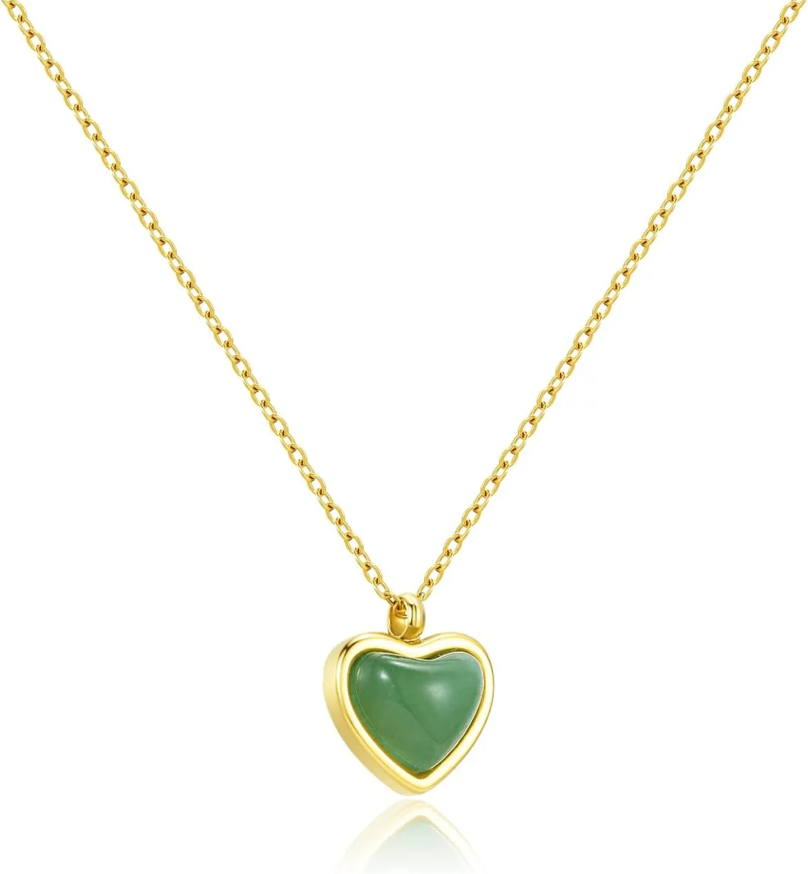 Joxevyia Carnelian Crystal Heart Necklace Raw Stone Healing Crystals Dainty Heart Gemstone Gold Pendant Necklace Anniversary Birthday Valentines Gift for Her