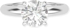 Lab Grown Diamond Engagement Ring For Women IGI Certified Ultra Premium Colorless Diamond D-E/VVS 14K Gold Wedding and Solitaire Ring 1 Ct & 2 carat Womens Jewelry