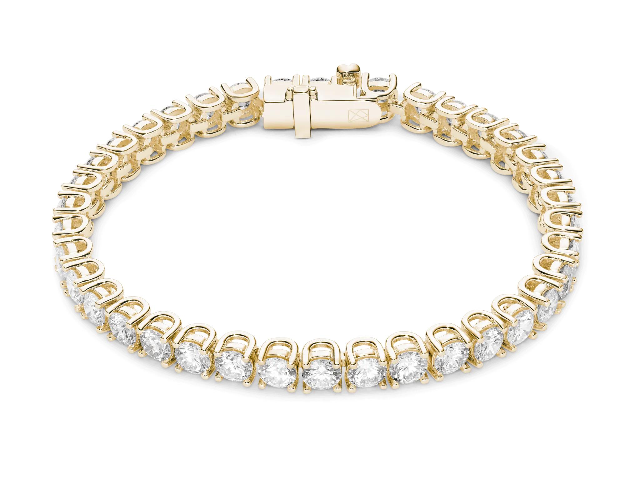 Lab-Grown Diamond Large Tennis Bracelet - E-F color, 6.5" length | White