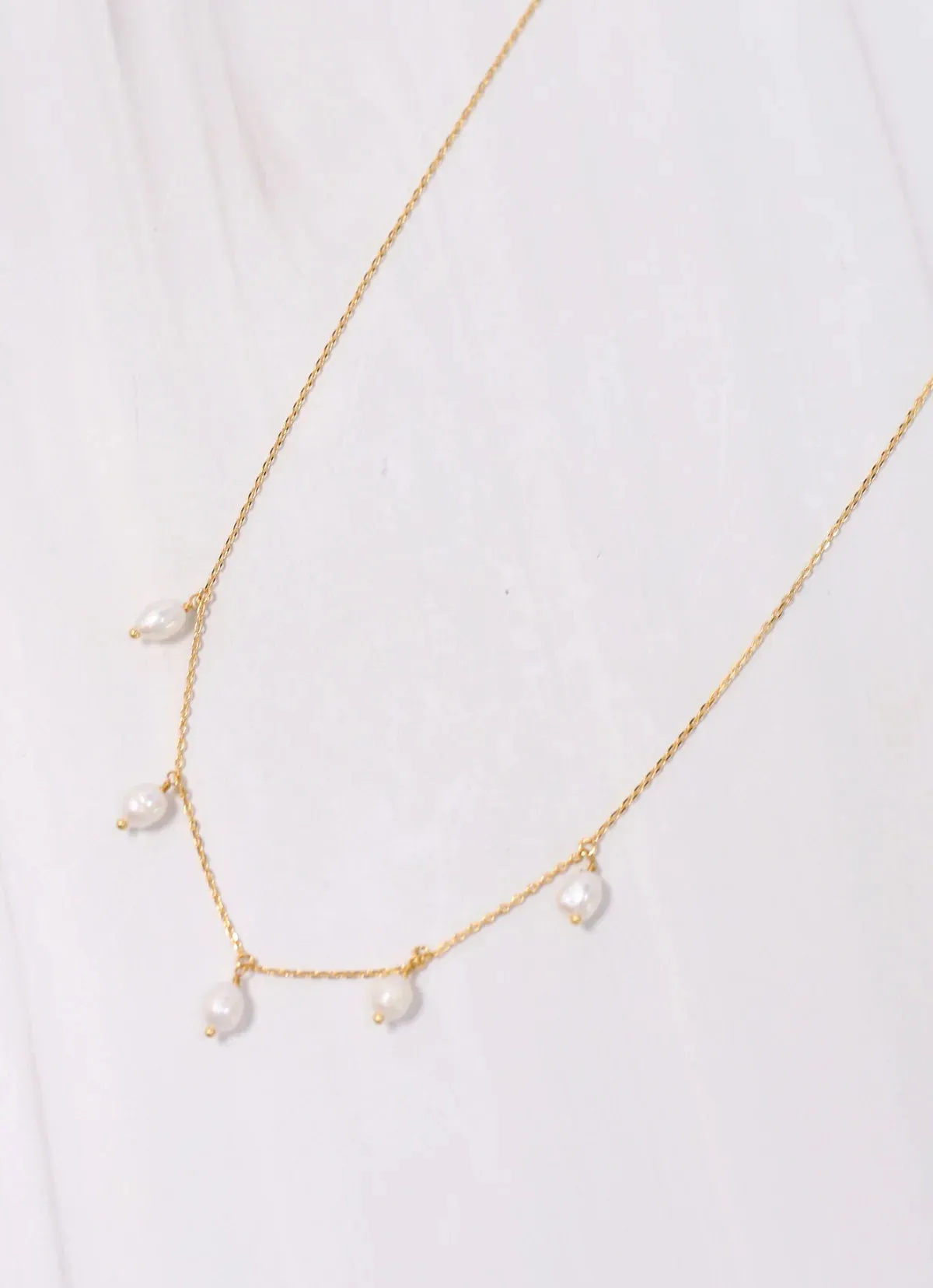 Laurier Pearl Necklace
