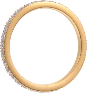 LIFKOME Couples Creative Jewelry Zircon Decor Comfortable to Wear Ideal for Special Occasions