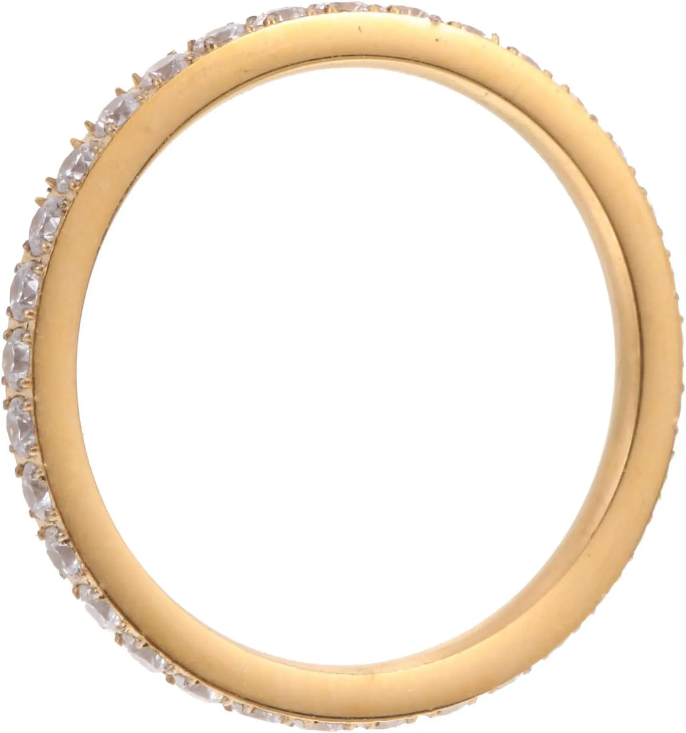 LIFKOME Couples Creative Jewelry Zircon Decor Comfortable to Wear Ideal for Special Occasions