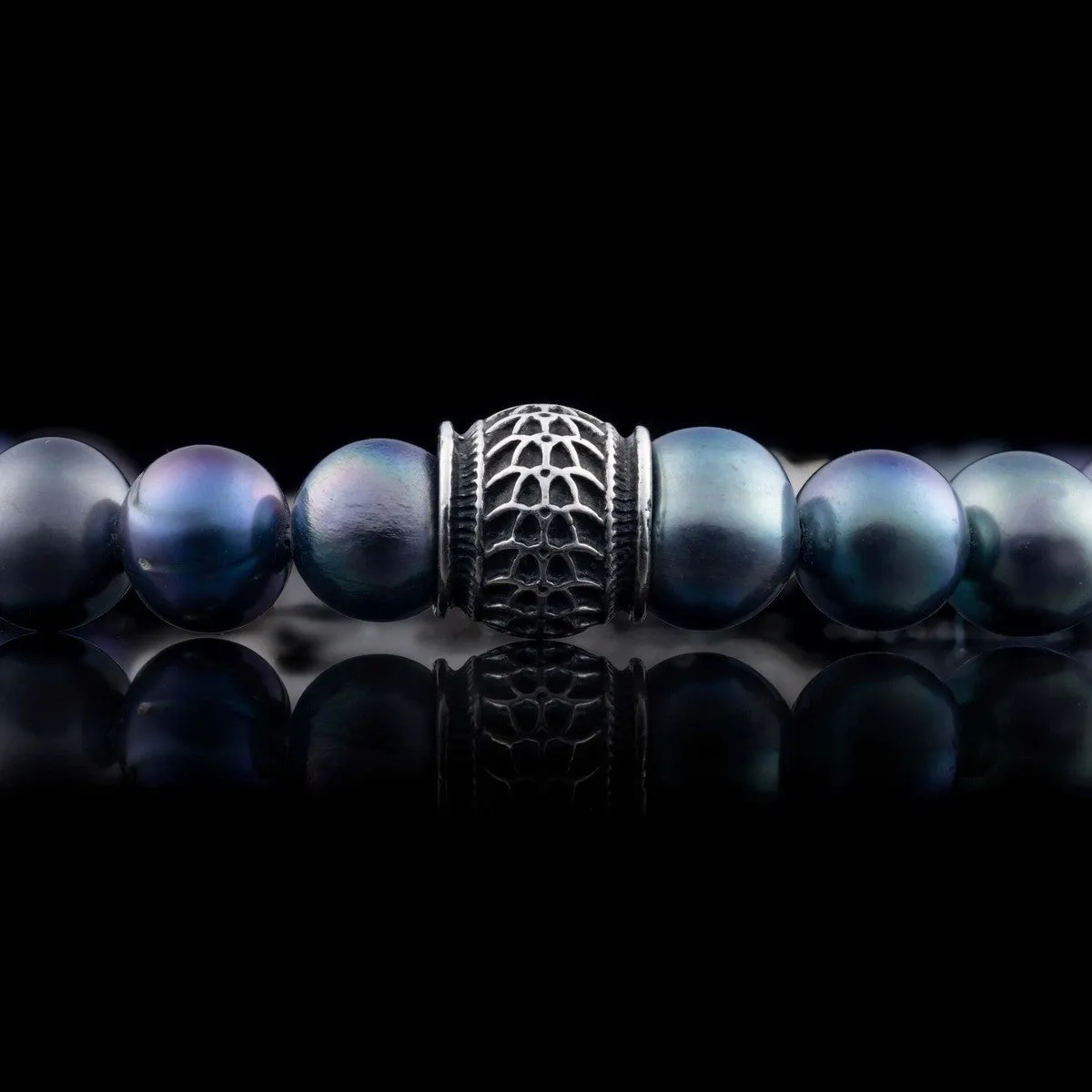 Men's Black Lace Bracelet - BB57 PP