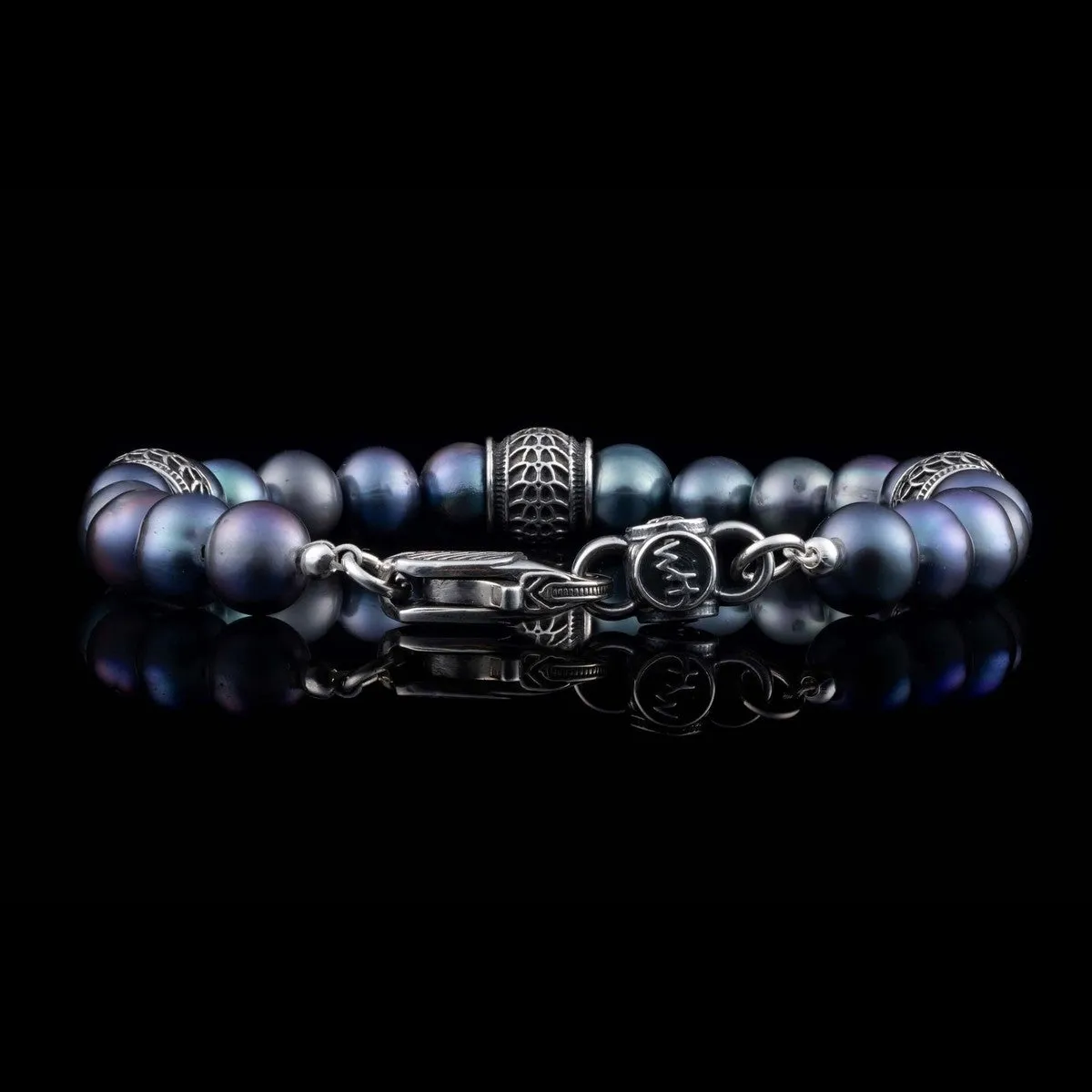Men's Black Lace Bracelet - BB57 PP