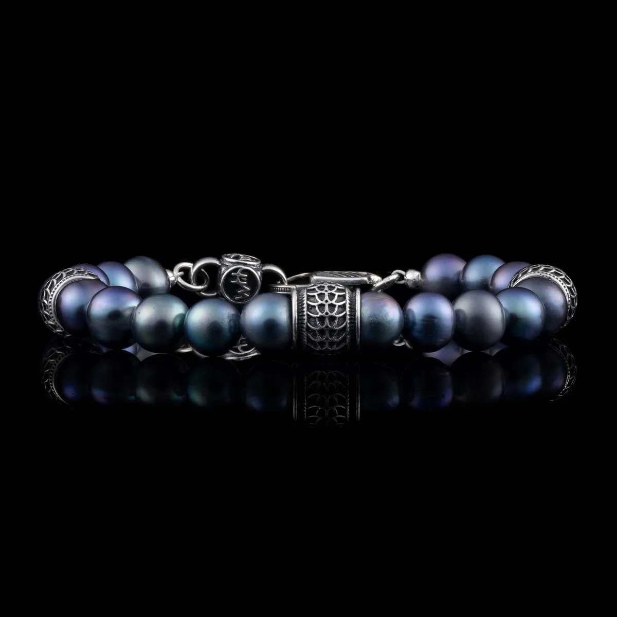 Men's Black Lace Bracelet - BB57 PP